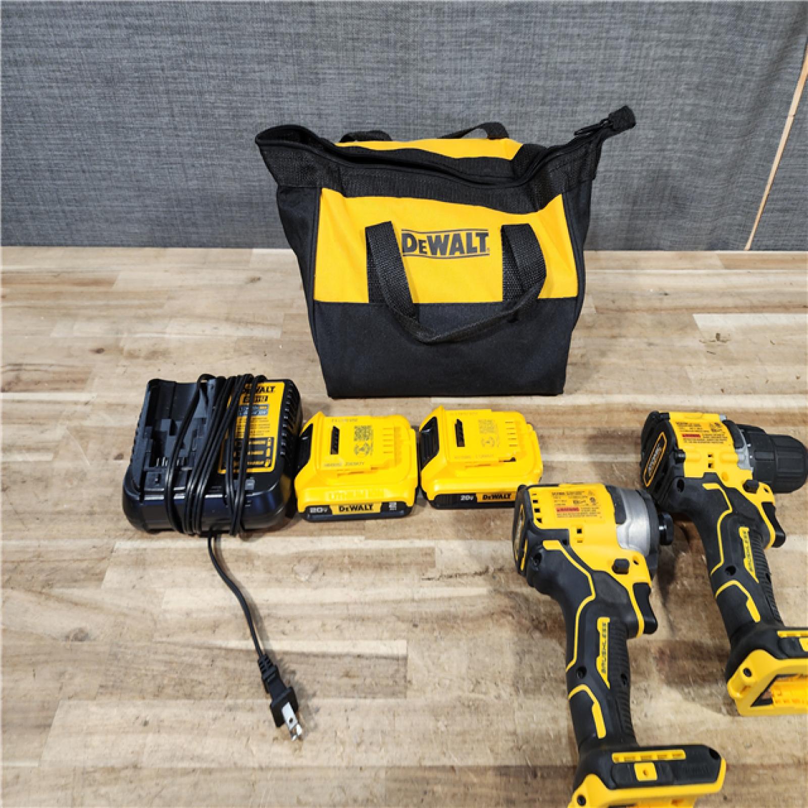 HOUSTON LOCATION - AS - IS DEWALT ATOMIC 20-Volt MAX Lithium-Ion Cordless Combo Kit