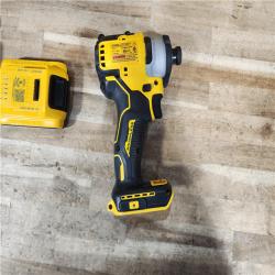 HOUSTON LOCATION - AS - IS DEWALT Atomic 20V Max Lithium-Ion Brushless Cordless Compact 1/4 in. Impact Driver Kit