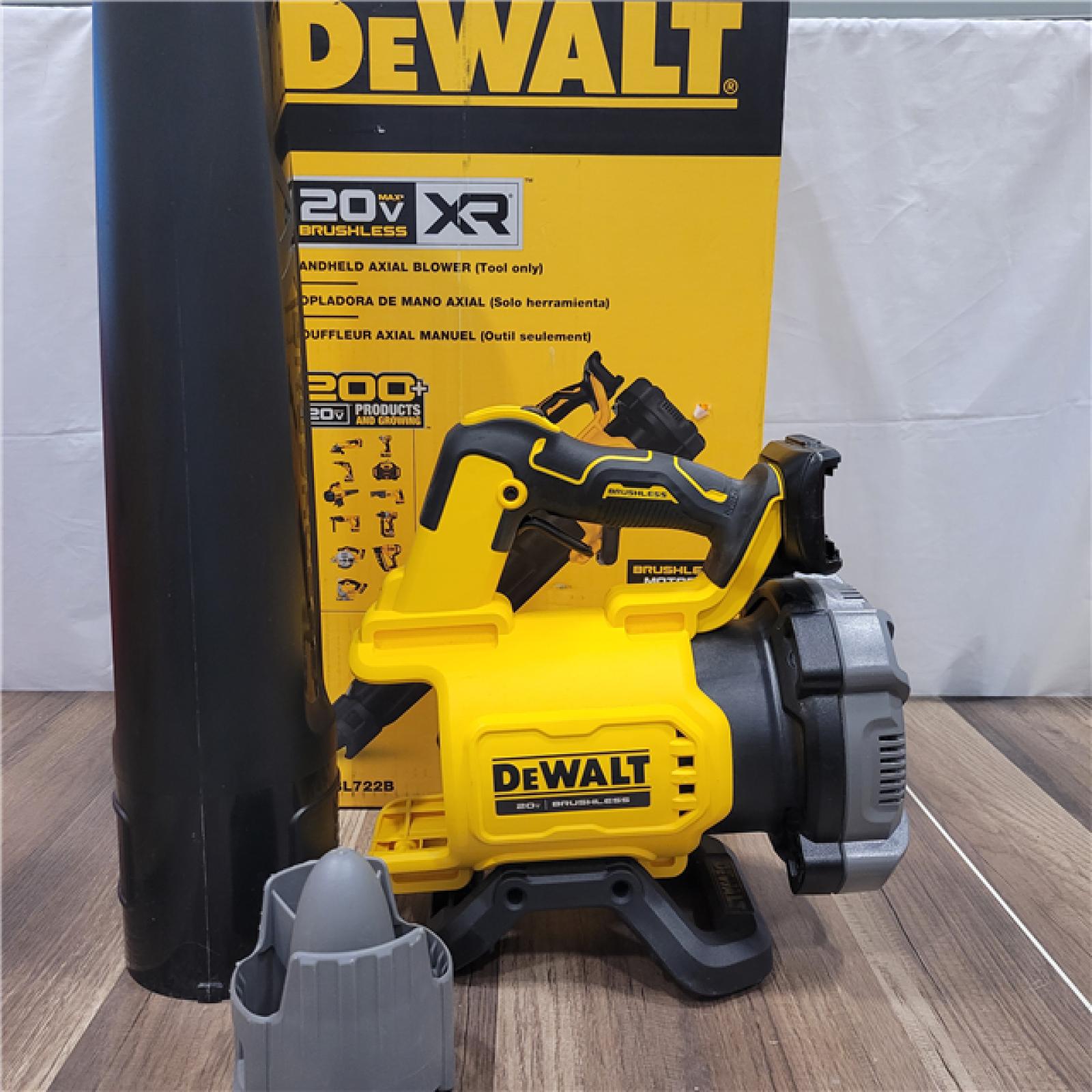 AS-IS DEWALT 20V MAX 125 MPH 450 CFM Brushless Cordless Battery Powered Blower (Tool Only)