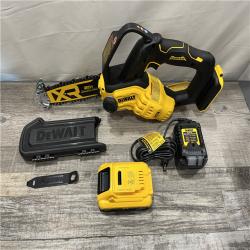 AS-IS DEWALT 20-Volt MAX 8 in. Brushless Cordless Battery Powered Pruning Mini Chainsaw Kit