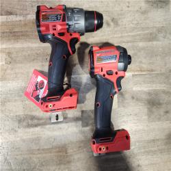 HOUSTON LOCATION - AS-IS (APPEARS LIKE NEW) MILWAUKEE FUEL 18V Lithium-Ion Brushless Cordless Hammer Drill and Impact Driver Combo Kit