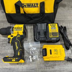 AS-IS DEWALT Atomic 20V Lithium-Ion Cordless Compact 1/2 in. Drill/Driver Kit