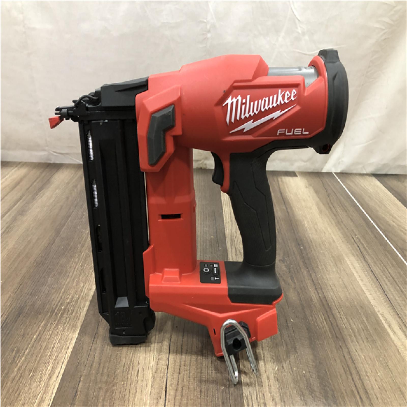 AS-IS Milwaukee FUEL 18-Volt Lithium-Ion Brushless Cordless Gen II 18-Gauge Brad Nailer (Tool-Only)