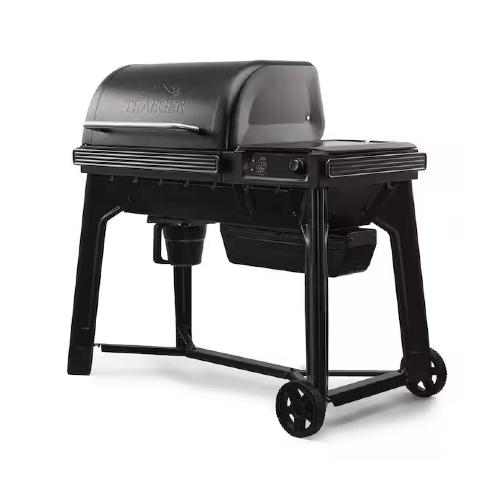 DALLAS LOCATION - Traeger Woodridge Wi-Fi Pellet Grill and Smoker in Black