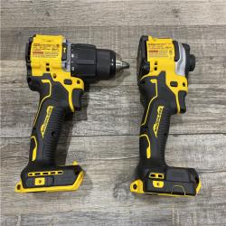 AS-IS DEWALT ATOMIC 20V MAX Lithium-Ion Cordless 2-Tool Combo Kit