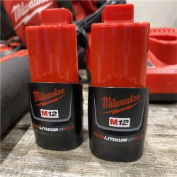 AS-IS Milwaukee 12V Lithium-Ion Brushless Cordless Subcompact Drill and Impact Driver Kit