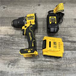 AS-IS DEWALT ATOMIC 20V Lithium-Ion Cordless 1/2 in. Hammer Drill Kit