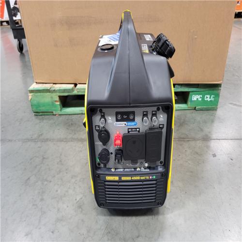 CALIFORNIA AS-IS  CHAMPION 4500 STARTING WATTS/ 3250 RUNNING WATTS GENERATOR INVERTER