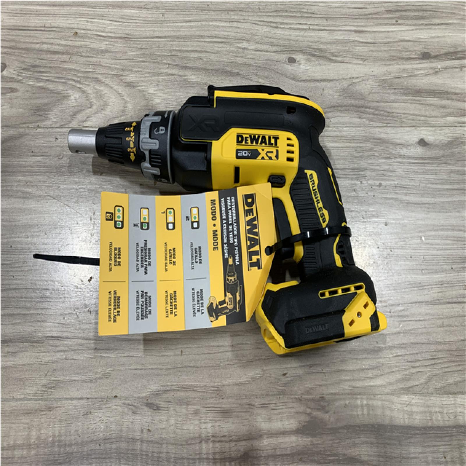 AS-IS DEWALT XR 20V MAX Lithium-Ion Cordless Brushless Screw Gun (Tool Only)