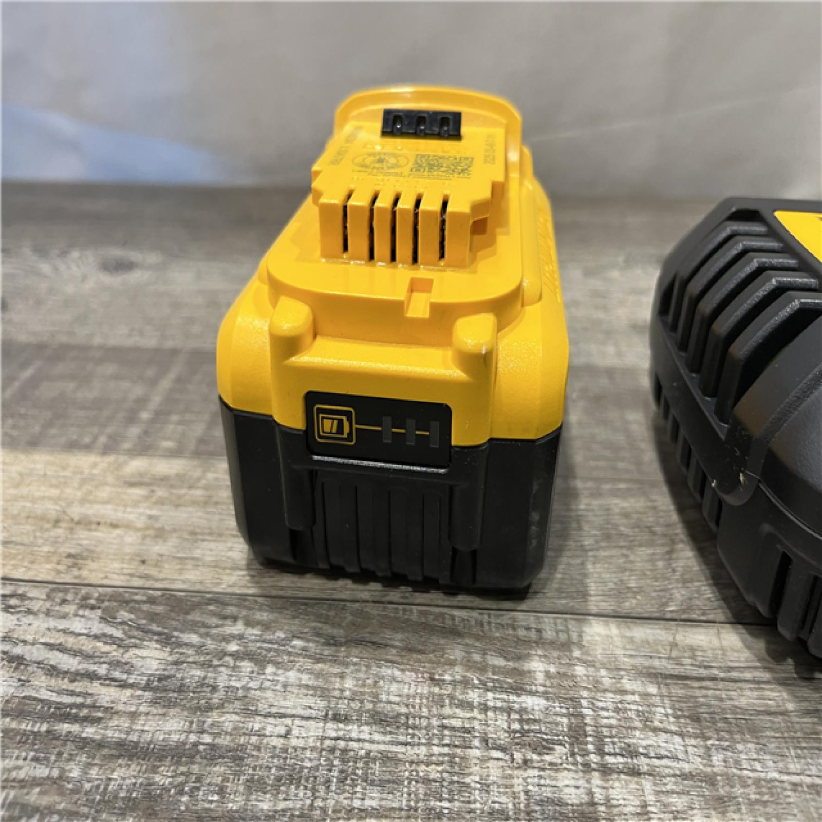 AS-IS DEWALT 20V MAX Lithium-Ion 6.0 Ah Battery and Charger