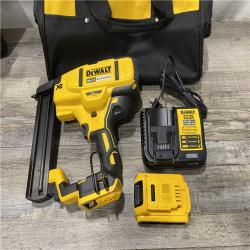 AS-IS DEWALT 20V MAX XR Lithium-Ion Cordless 18-Gauge Narrow Crown Stapler Kit