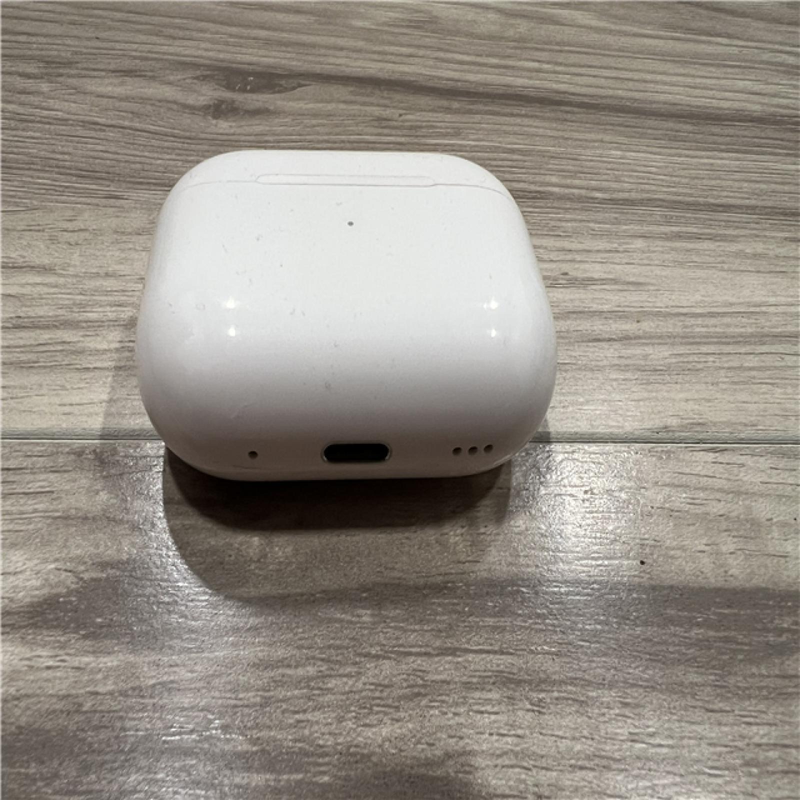 AS-IS Apple AirPods Pro (2nd Generation) with the USB-C MagSafe Charging Case