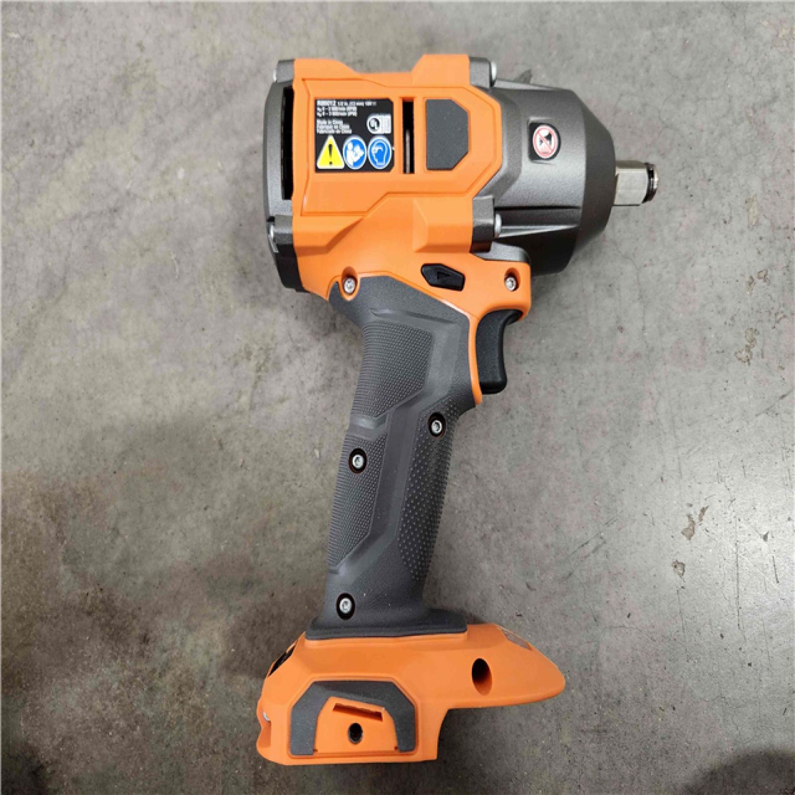 Phoenix Location NEW RIDGID 18V Brushless Cordless 4-Mode 1/2 in. Mid-Torque Impact Wrench with Friction Ring (Tool Only) R86012B