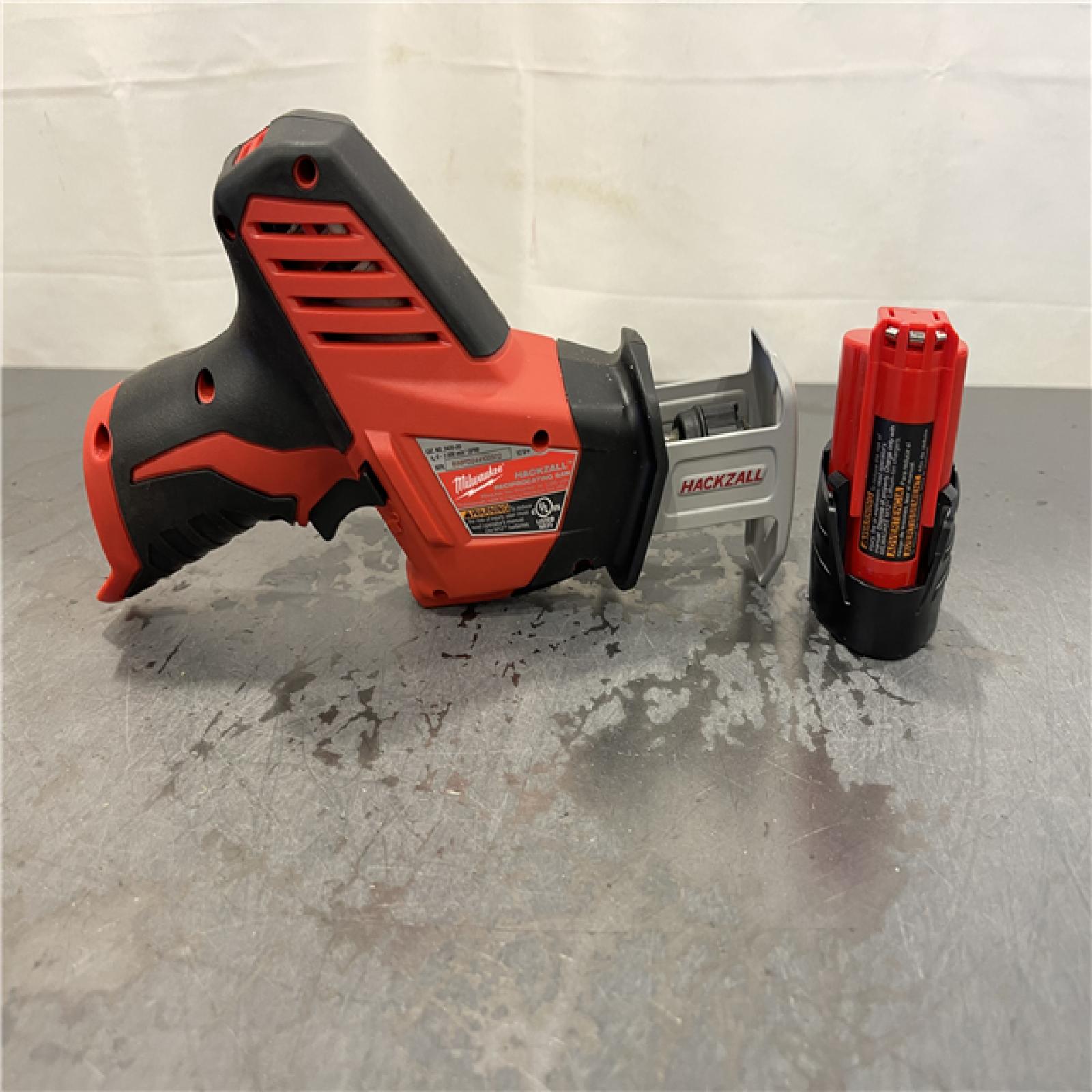 AS-IS - Milwaukee M12 12V Lithium-Ion HACKZALL Cordless Reciprocating Saw Kit