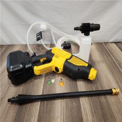 LIKE NEW! - Dewalt 20V 550 PSI  1 GPM Cordless Power Cleaner W/ 4 Nozzles Tool-Only