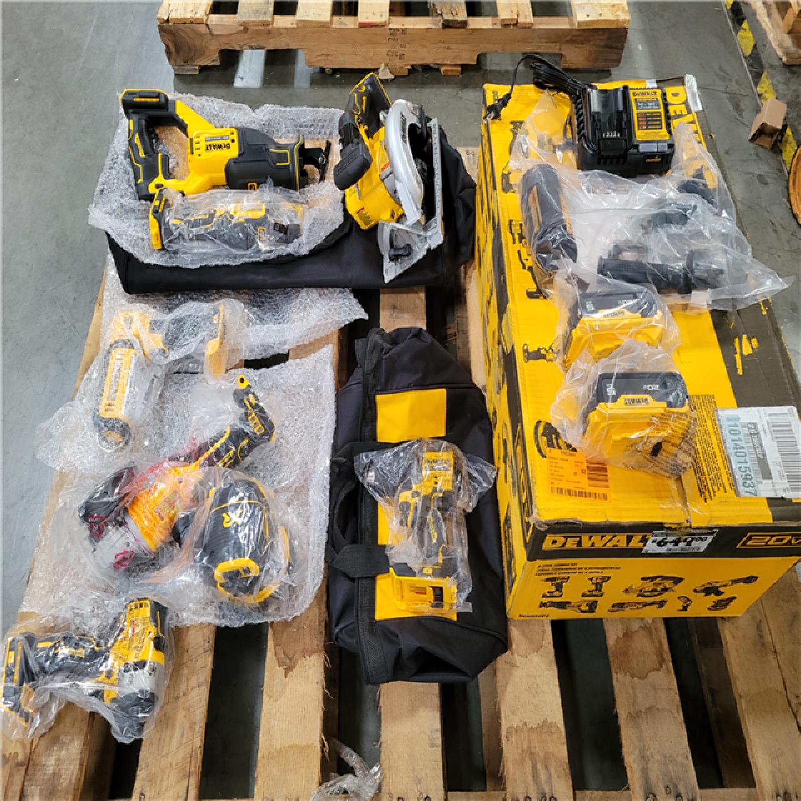 CALIFORNIA AS-IS DEWALT 8 TOOL COMBO KIT