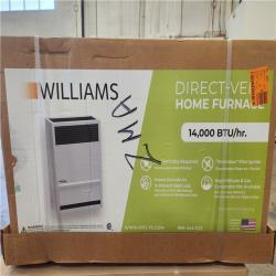 Phoenix NEW Williams Direct-Vent Gravity Wall Heater 14 000 BTUH  65% AFUE  Natural Gas Furnace