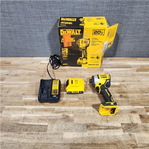 HOUSTON LOCATION - AS - IS DEWALT Atomic 20V Max Lithium-Ion Brushless Cordless Compact 1/4 in. Impact Driver Kit