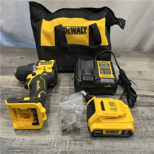 AS-IS DEWALT Atomic 20V Lithium-Ion Cordless Compact 1/2 in. Drill/Driver Kit