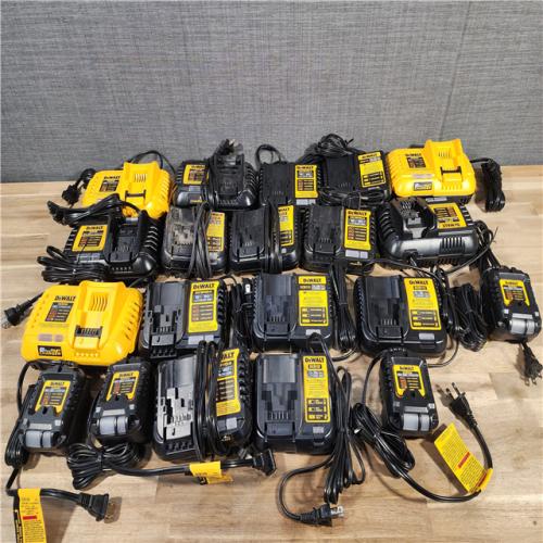 HOUSTON LOCATION - AS-IS DEWALT BATTERY CHARGER PACK QTY - 20