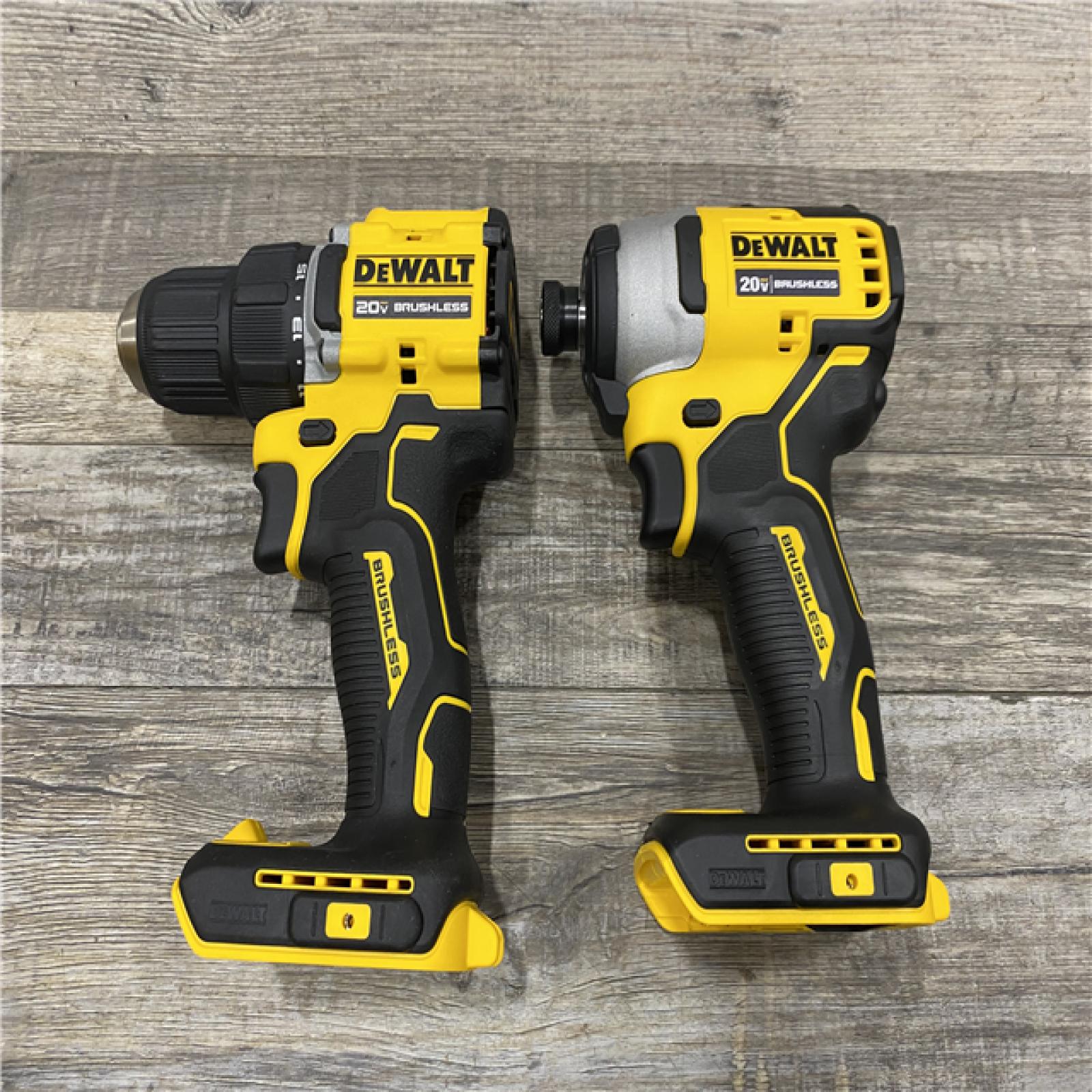 AS-IS DEWALT ATOMIC 20-Volt MAX Lithium-Ion Cordless Combo (2-Tool) Kit