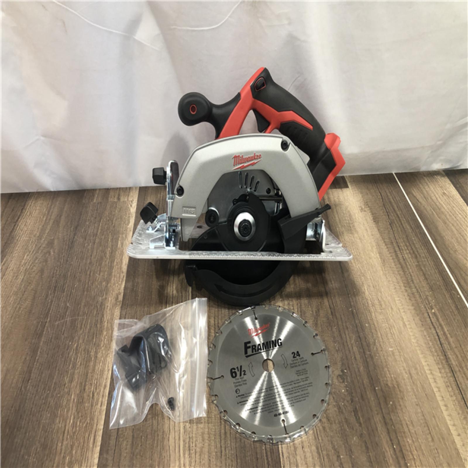 AS-IS Milwaukee 18V Lithium-Ion Cordless 6-1/2 in. Circular Saw (Tool-Only)