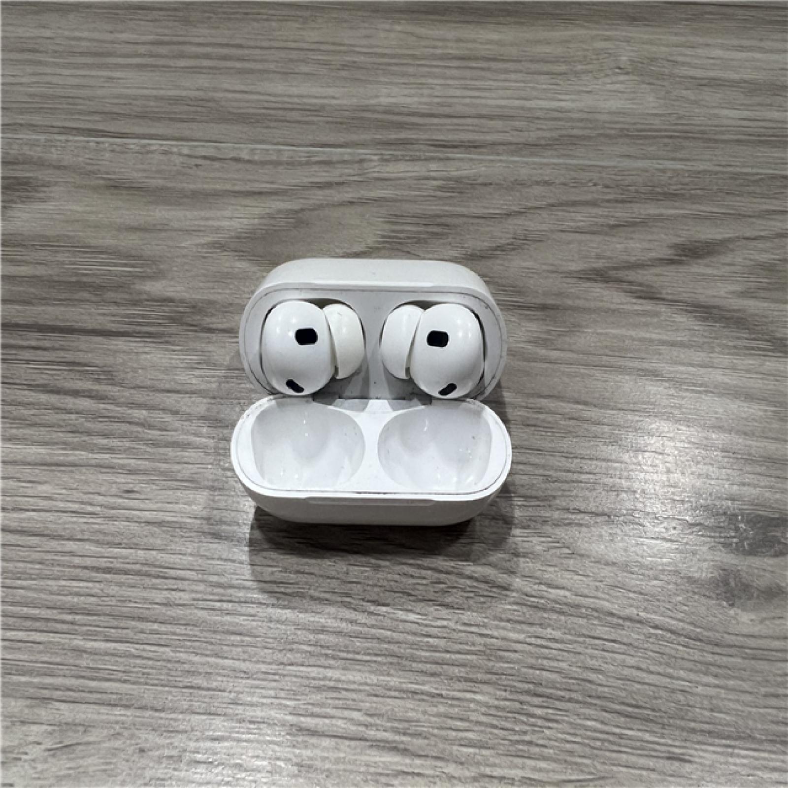 AS-IS Apple AirPods Pro (2nd Generation) with the USB-C MagSafe Charging Case