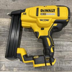 AS-IS DEWALT 20V MAX XR Lithium-Ion Cordless 18-Gauge Narrow Crown Stapler Kit