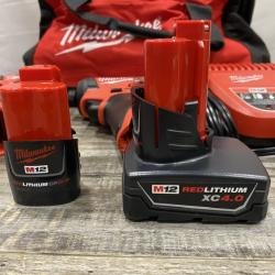 AS-IS Milwaukee FUEL 12-Volt Lithium-Ion Brushless Cordless Hammer Drill and Impact Driver Combo Kit