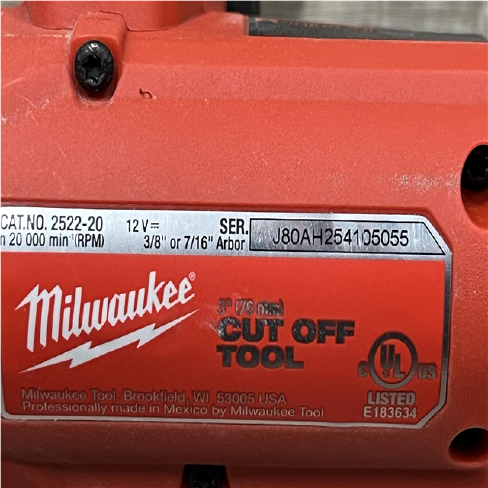 AS-IS Milwaukee FUEL 12V 3 in. Lithium-Ion Brushless Cordless Cut Off Saw Kit