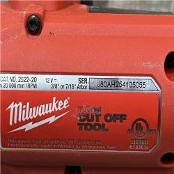 AS-IS Milwaukee FUEL 12V 3 in. Lithium-Ion Brushless Cordless Cut Off Saw Kit
