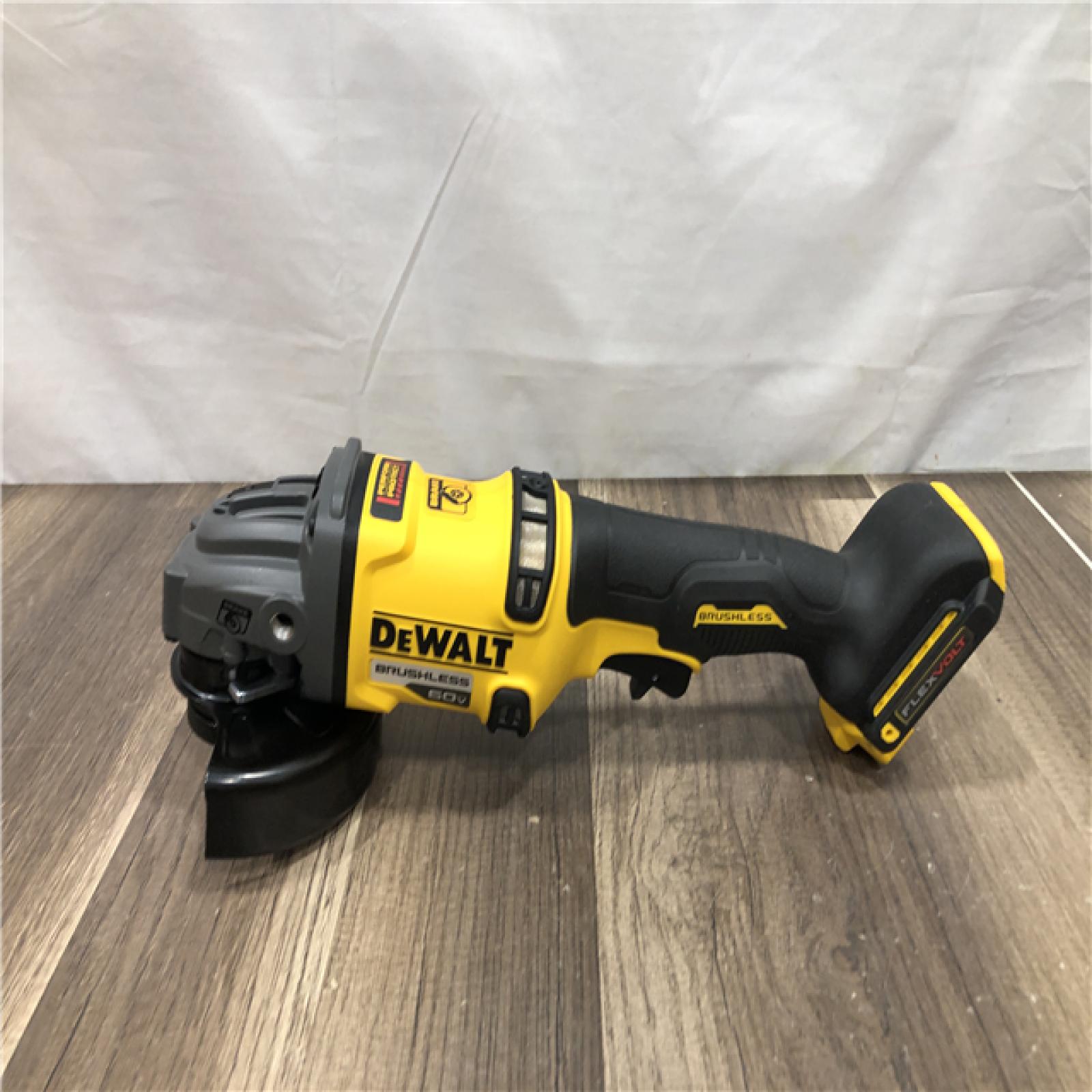 AS-IS DEWALT FLEXVOLT 60V MAX Cordless Brushless 4.5 in. - 6 in. Small Angle Grinder Kit