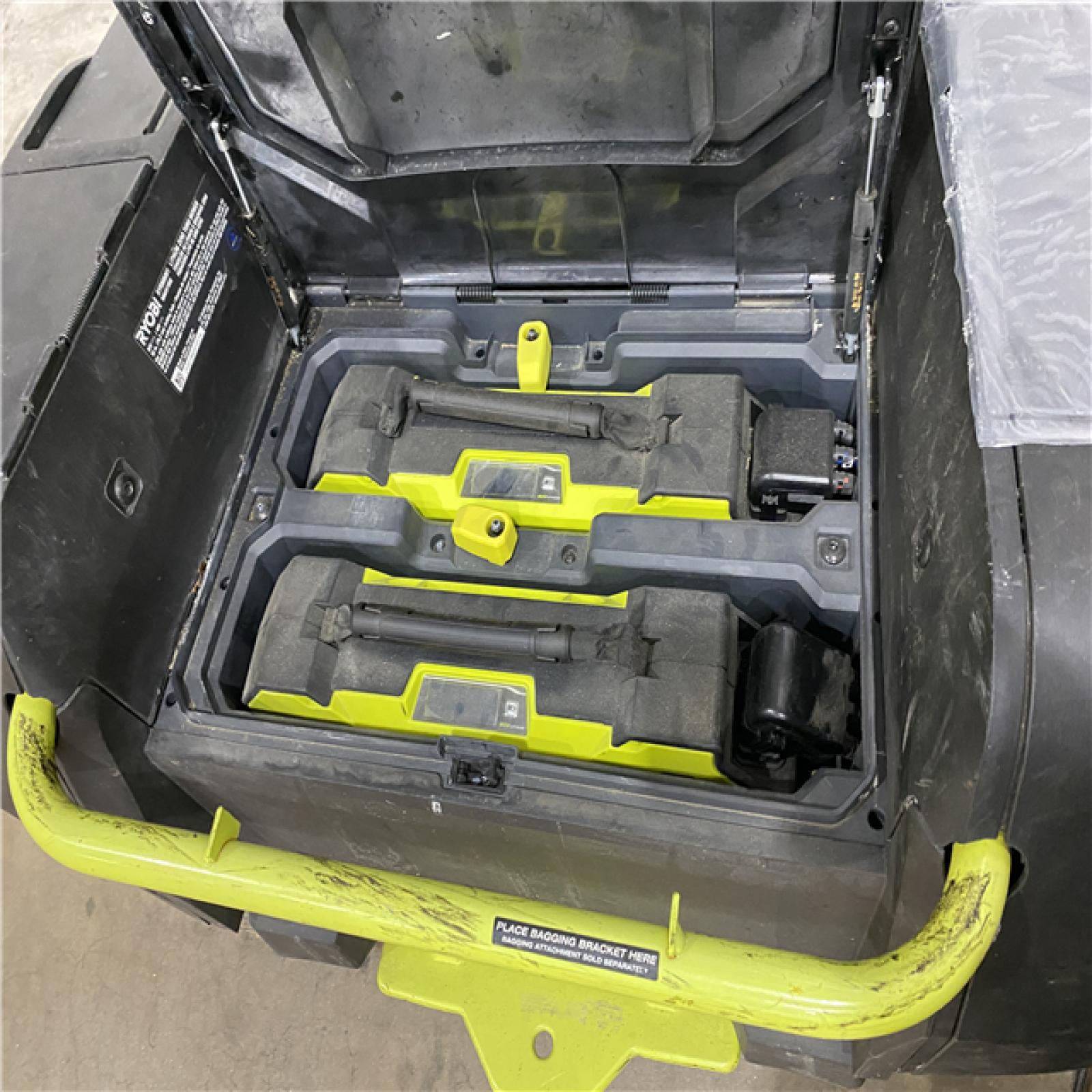 Houston Location AS IS - Ryobi 80v 30in  Cutting Width Riding Mower