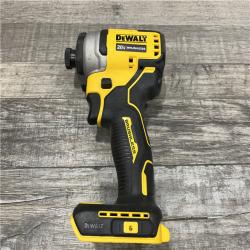 AS-IS DEWALT Atomic 20V Max Lithium-Ion Brushless Cordless Compact 1/4 in. Impact Driver Kit
