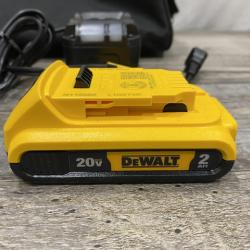AS-IS DEWALT 20V MAX Lithium-Ion 15-Degree Electric Cordless Roofing Nailer Kit