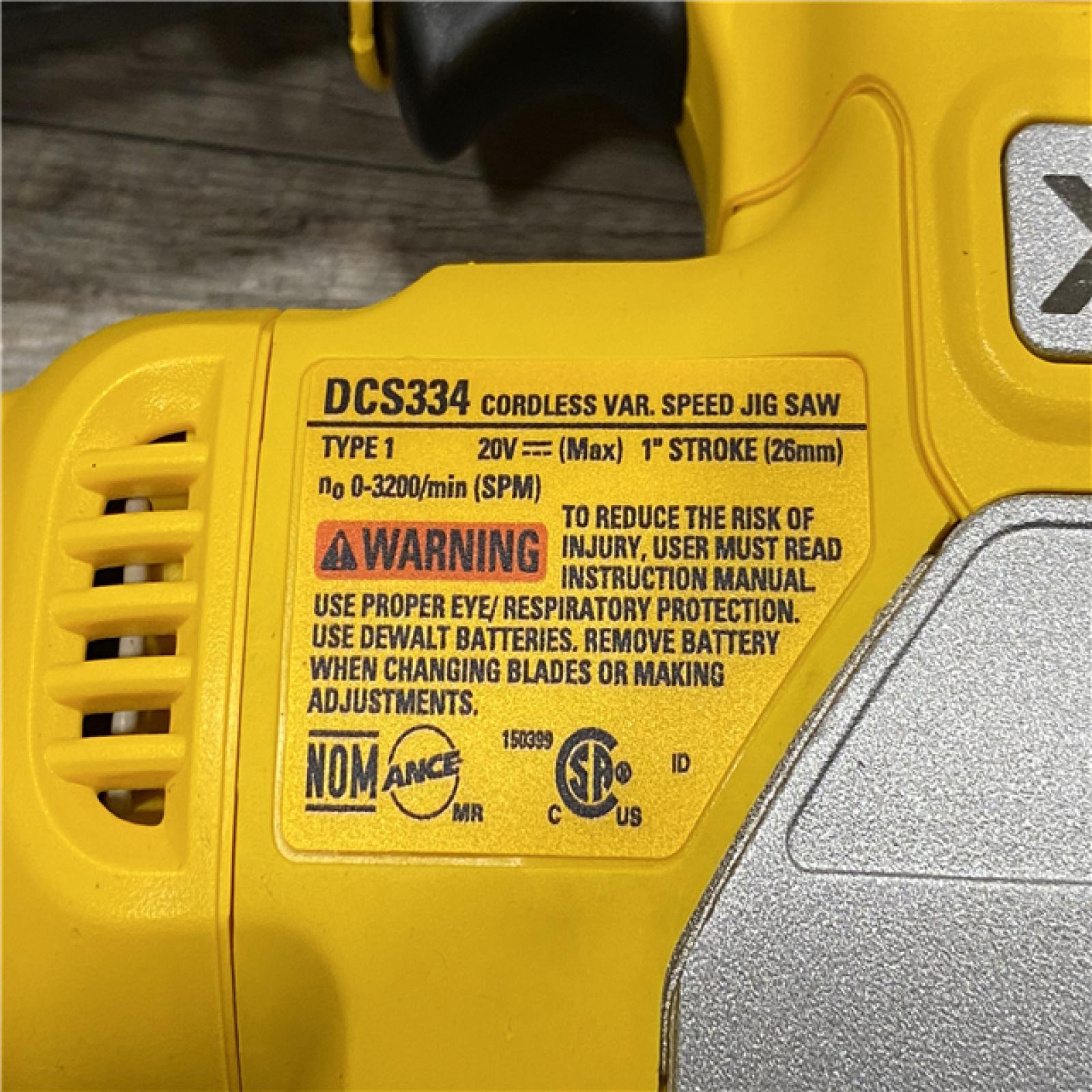 AS-IS DEWALT 20V MAX XR Cordless Brushless Jigsaw (Tool Only)