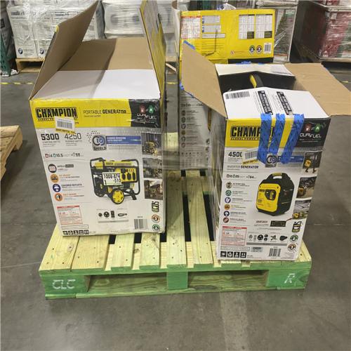Dallas Location - As-Is Champion Power Equipment Fuel Gasoline Inverter Generator(Lot Of 3)