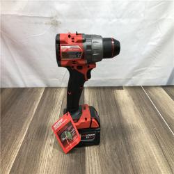AS-IS Milwaukee FUEL 18V Lithium-Ion Brushless Cordless 1/2 in. Drill/Driver Kit