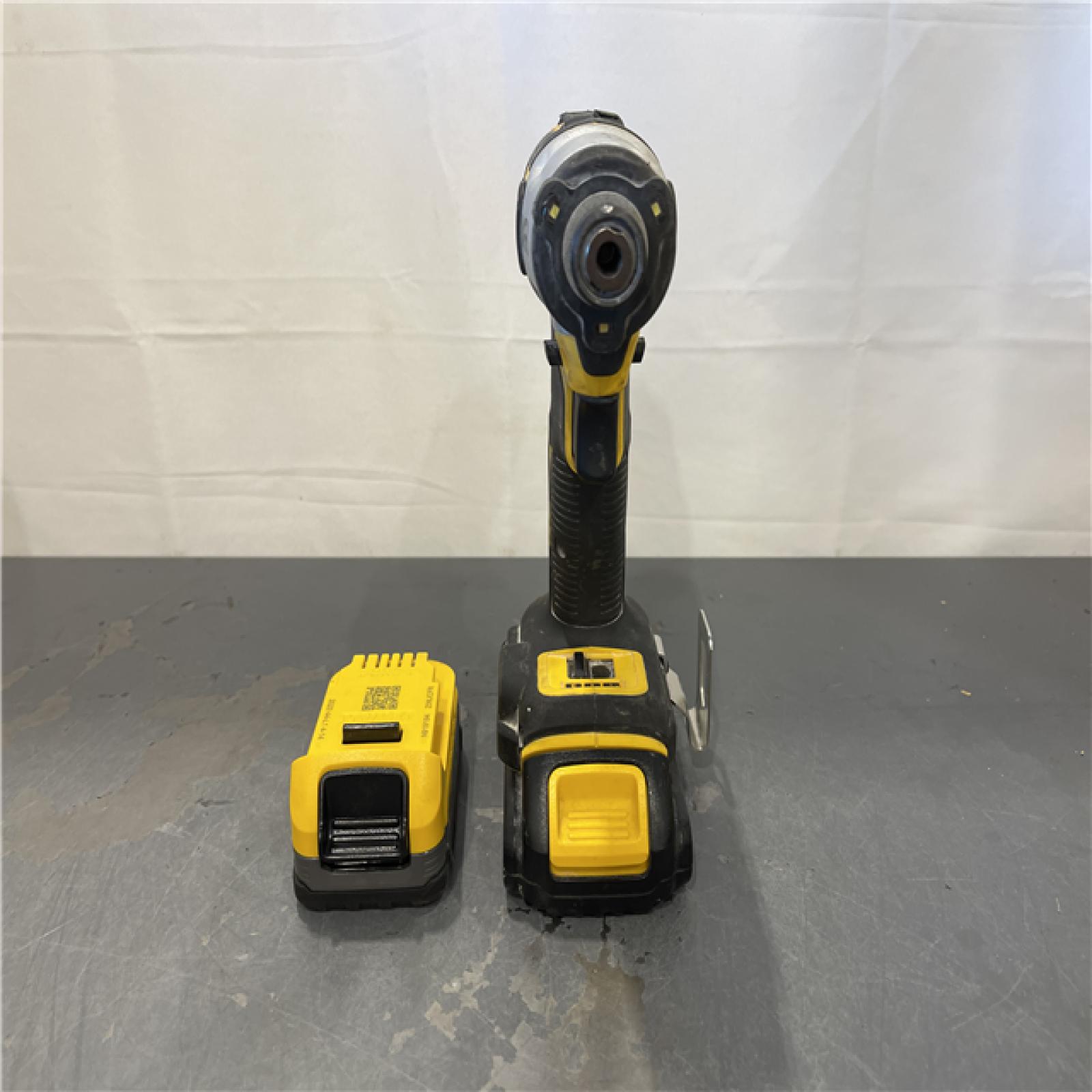 AS-IS - DEWALT 20V MAX XR Lithium-Ion Brushless Cordless 1/4 3-Speed Impact Driver Kit