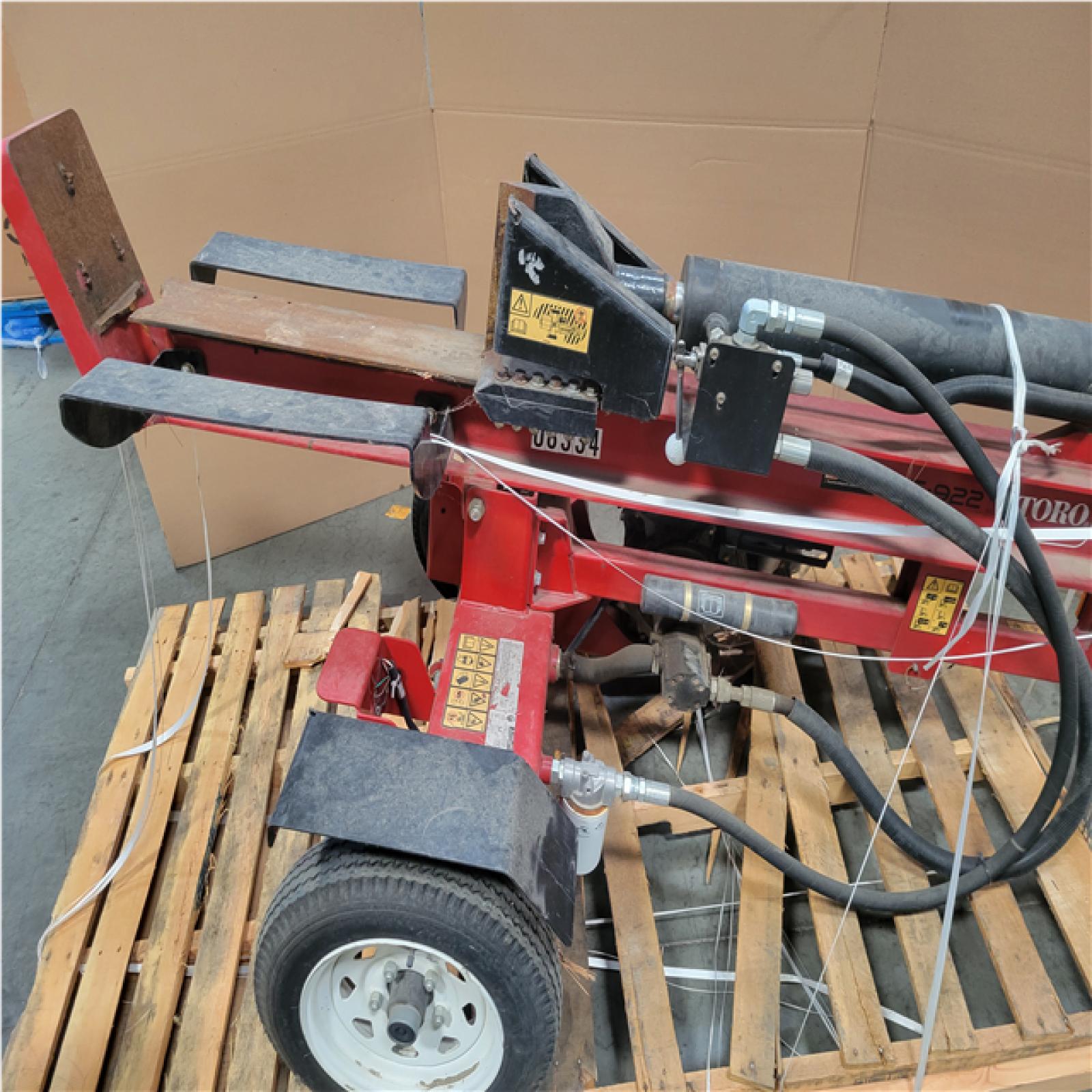 CALIFORNIA AS-IS TORO LOG SPLITTER