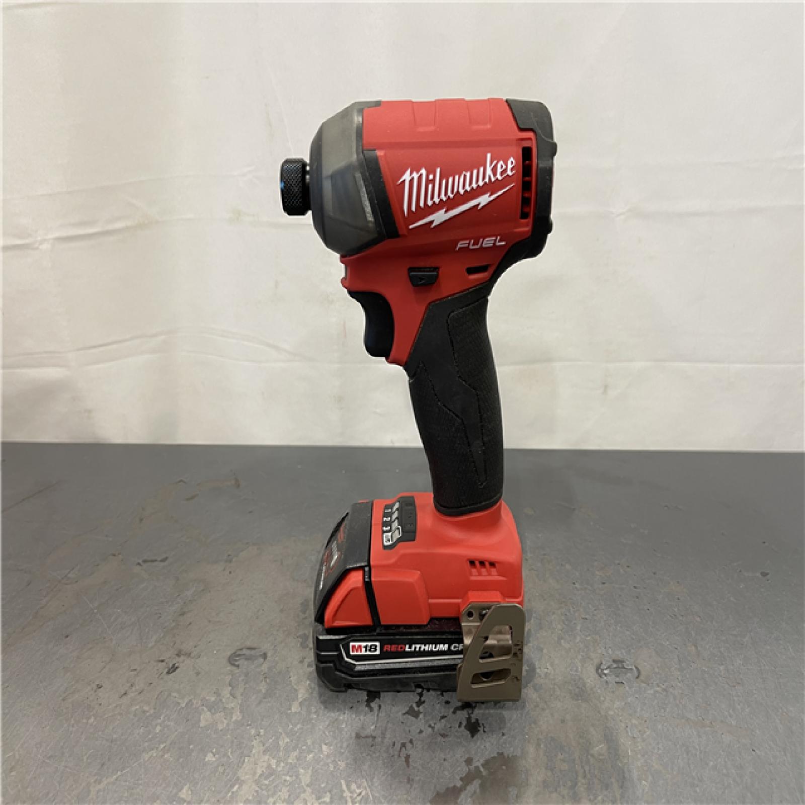 AS-IS - Milwaukee M18 FUEL SURGE 18V Lithium-Ion Brushless Cordless 1/4 in. Hex Impact Driver w/2.0ah Battery