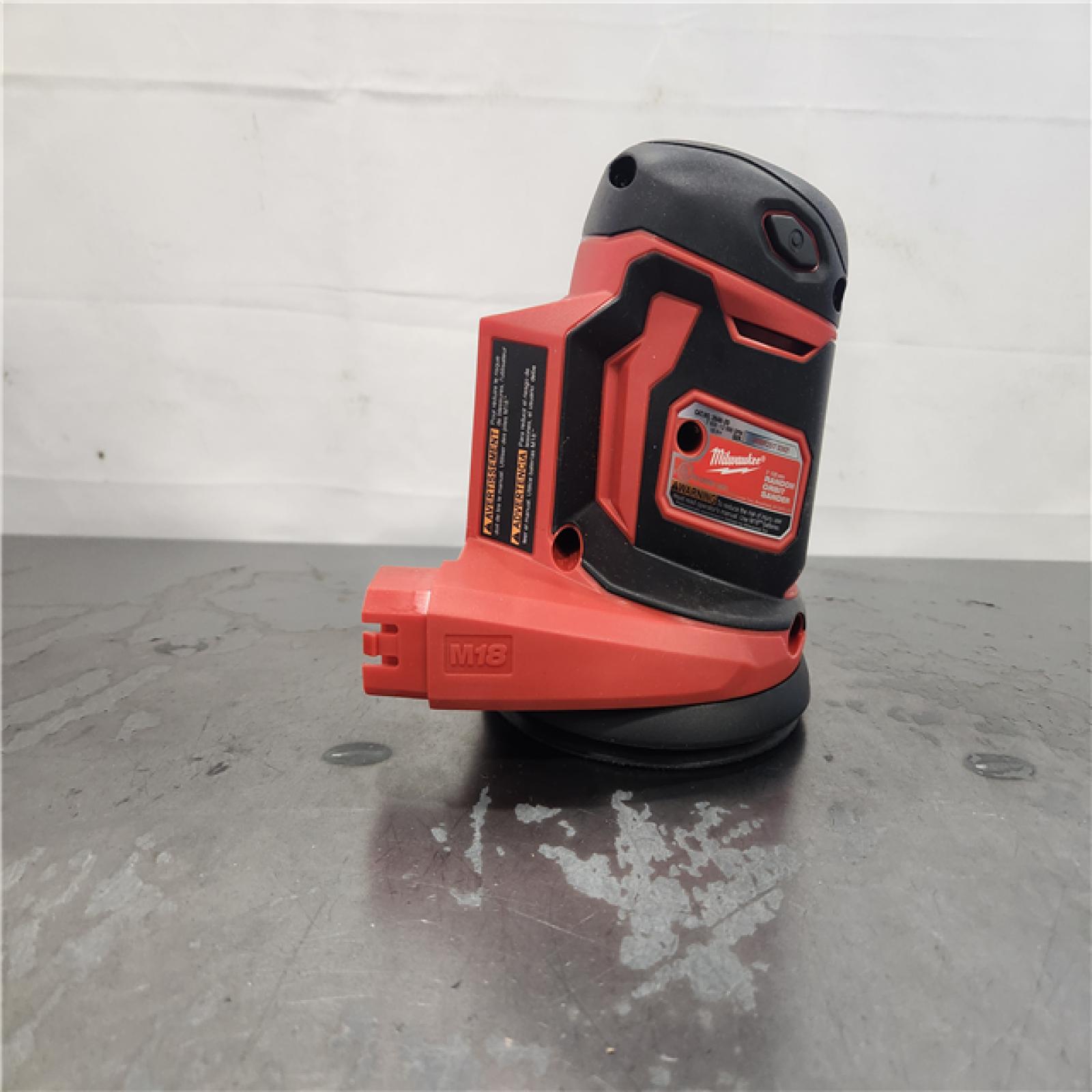 AS-IS- Milwaukee M18 18V 7000-12000 Opm Cordless Variable Speed Random Orbital Sander (Tool-Only)