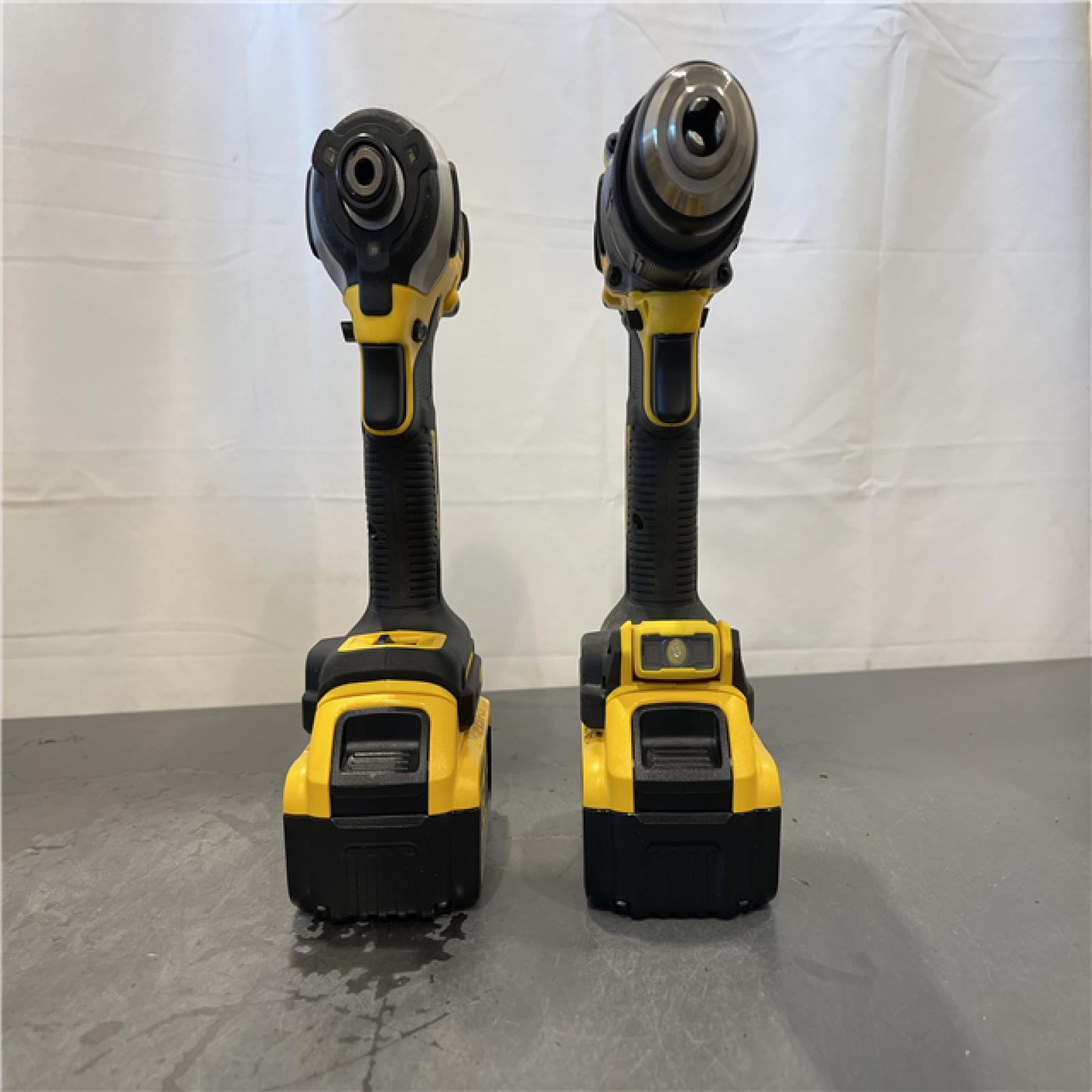 AS-IS - DEWALT 20V MAX XR Hammer Drill and ATOMIC Impact Driver 2 Tool Cordless Combo Kit