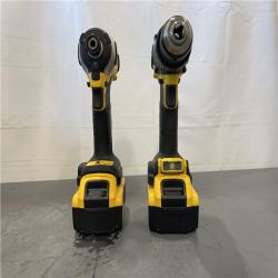 AS-IS - DEWALT 20V MAX XR Hammer Drill and ATOMIC Impact Driver 2 Tool Cordless Combo Kit