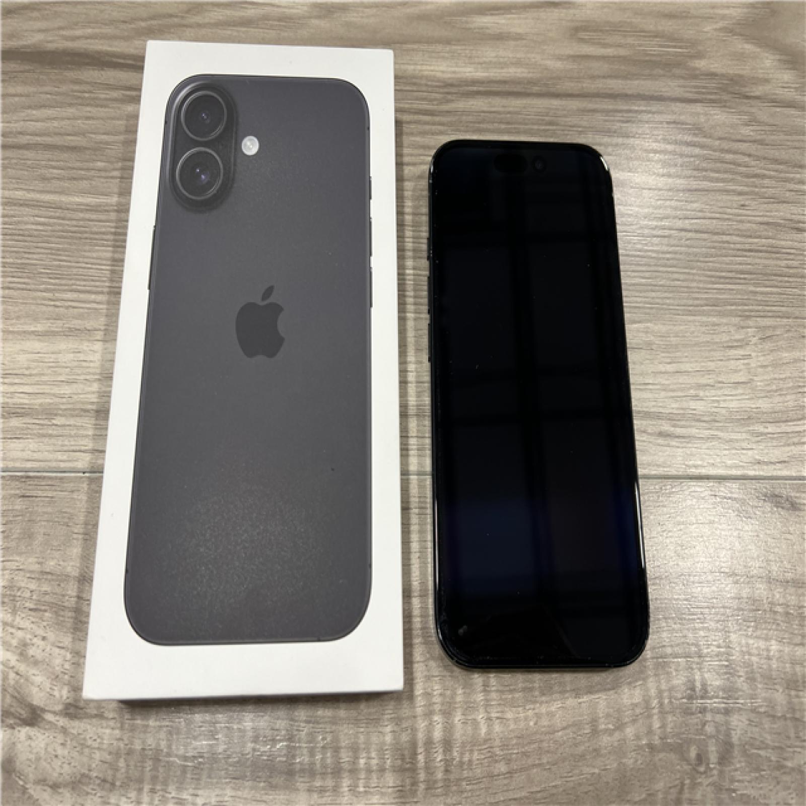 AS-IS Apple iPhone 16 128GB in Black