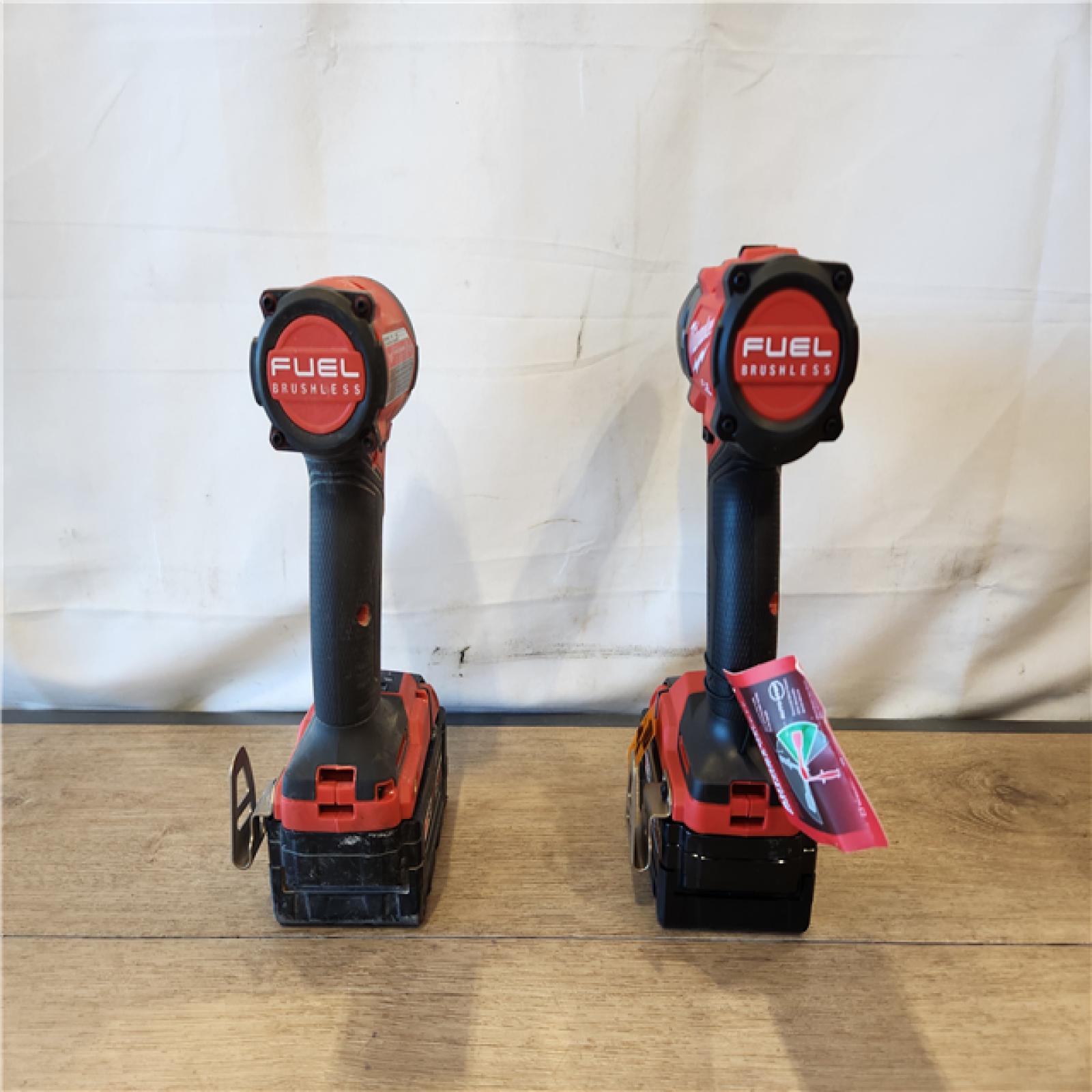 AS-IS- Milwaukee  FUEL 18V Lithium-Ion Brushless Cordless Hammer Drill and Impact Driver Combo Kit