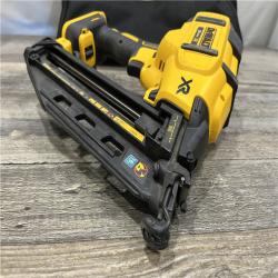 AS-IS DEWALT 20V MAX XR 16-Gauge Electric Cordless Angled Finishing Nailer Kit
