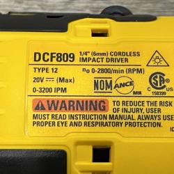 AS-IS DEWALT Atomic 20V Max Lithium-Ion Brushless Cordless Compact 1/4 in. Impact Driver Kit