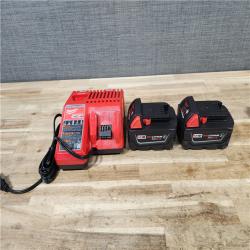 HOUSTON LOCATION - AS-IS MILWAUKEE 2 TOOL COMBO KIT W/ (2) BATTERY & CHARGER