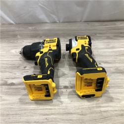 AS-IS DEWALT ATOMIC 20V MAX Lithium-Ion Cordless 2-Tool Combo Kit